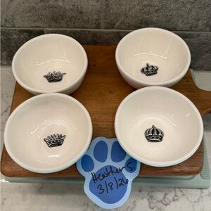 Rae Dunn crown bowls -2nd release